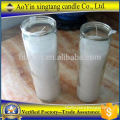 Wholesale White Candle glass jar religious candles